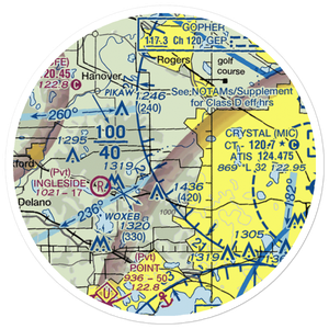 Kral's Personal Use Landing Field (42MN) VFR Sectional Sticker (20 mile)