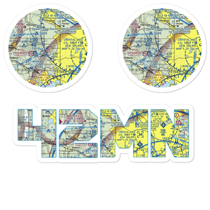 Kral's Personal Use Landing Field (42MN) VFR Sectional Sticker Pack