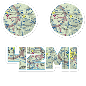 Midway Airport (42MI) VFR Sectional Sticker Pack