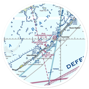 Plantation Key Seaplane Base (42FL) VFR Sectional Sticker (30 mile)