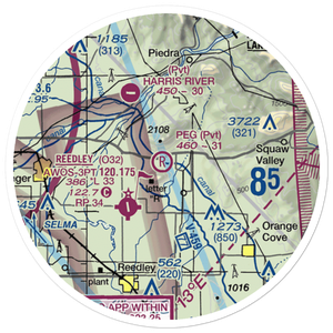 Peg Field (42CN) VFR Sectional Sticker (20 mile)