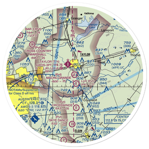 Macho Grande Airport (41XS) VFR Sectional Sticker (30 mile)
