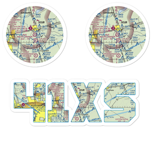 Macho Grande Airport (41XS) VFR Sectional Sticker Pack