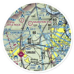 Deitch Airport (41PA) VFR Sectional Sticker (20 mile)