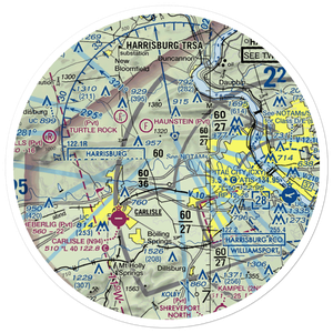 Deitch Airport (41PA) VFR Sectional Sticker (30 mile)