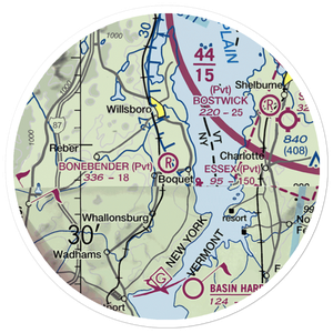 Bonebender Airport (41NY) VFR Sectional Sticker (20 mile)
