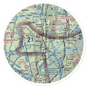 Winchell Mountain Airport (41NK) VFR Sectional Sticker (30 mile)
