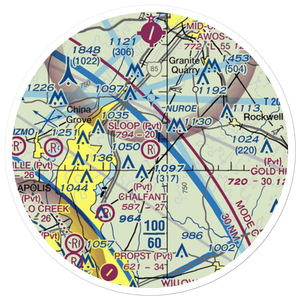 Sloop Airport (41NC) VFR Sectional Sticker (20 mile)