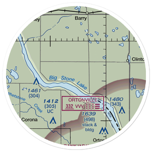 Shannon Field (41MN) VFR Sectional Sticker (20 mile)