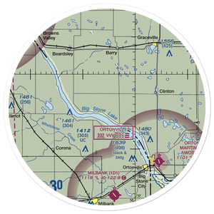 Shannon Field (41MN) VFR Sectional Sticker (30 mile)