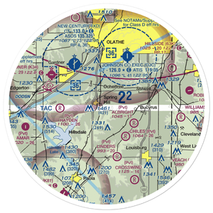 Flying Z Ranch Airport (41KS) VFR Sectional Sticker (30 mile)
