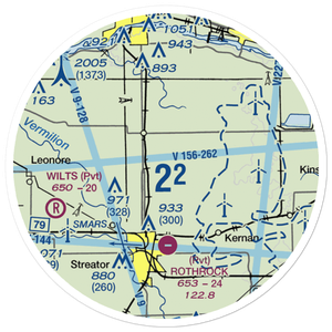 Rees Field (41IS) VFR Sectional Sticker (20 mile)