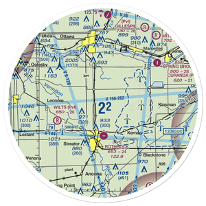 Rees Field (41IS) VFR Sectional Sticker (30 mile)