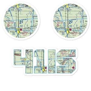 Rees Field (41IS) VFR Sectional Sticker Pack
