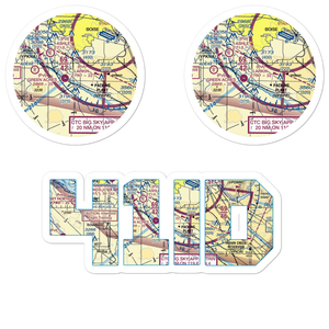 Black'S Airfield (41ID) VFR Sectional Sticker Pack