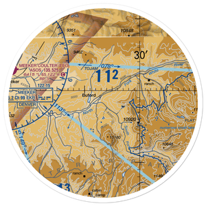 Flying Dog Ranch Airstrip (41CO) VFR Sectional Sticker (30 mile)