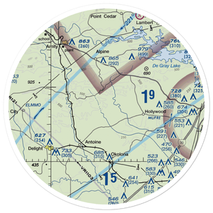 Ashworth Airport (41AR) VFR Sectional Sticker (30 mile)