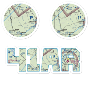 Ashworth Airport (41AR) VFR Sectional Sticker Pack