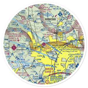 Breakaway Park Airport (40XS) VFR Sectional Sticker (30 mile)