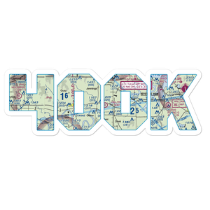 Hilltop Airport (40OK) VFR Sectional Sticker