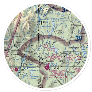 Tib Field (40ME) VFR Sectional Sticker (30 mile)