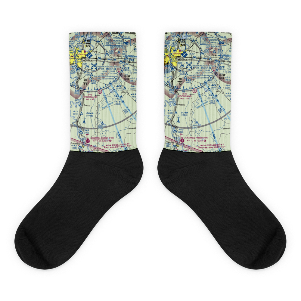 Woodsland Plantation Airport (40LA) VFR Sectional Socks 