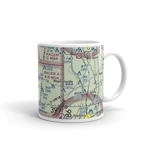 Cherry Hill Airport (40IN) VFR Sectional  Mug