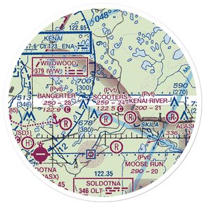 Sterling Air Park (40AK) VFR Sectional Sticker (20 mile)