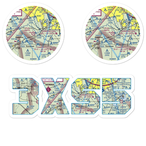 Star Smith Field (3XS5) VFR Sectional Sticker Pack