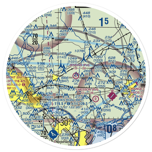 Jenkins Airport (3XS4) VFR Sectional Sticker (30 mile)