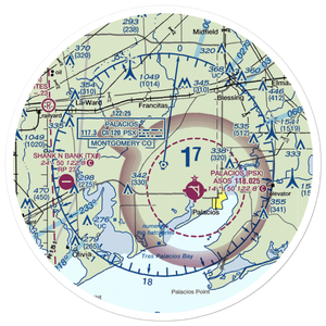 Kubecka Aviation Airport (3XS1) VFR Sectional Sticker (30 mile)