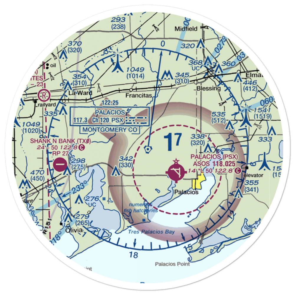 Kubecka Aviation Airport (3XS1) VFR Sectional Sticker (30 mile) 
