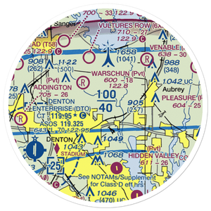 Hartlee Field (3XS0) VFR Sectional Sticker (20 mile)