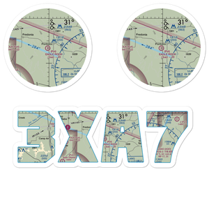 Eagle Rock Ranch Airport (3XA7) VFR Sectional Sticker Pack