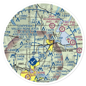 Blunt Field (3WN8) VFR Sectional Sticker (20 mile)