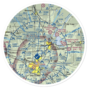 Blunt Field (3WN8) VFR Sectional Sticker (30 mile)