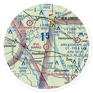 Mark's Park & Airfield (3WN4) VFR Sectional Sticker (20 mile)