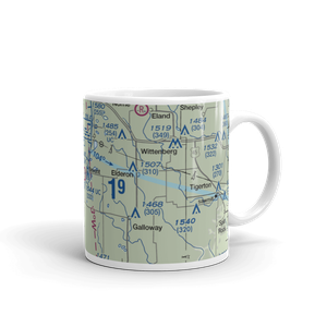 Plover River Airfield (3WI3) VFR Sectional  Mug