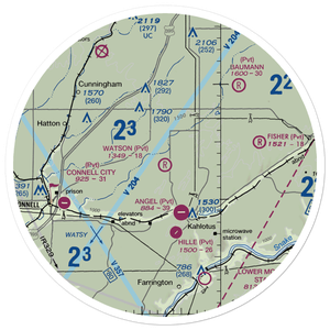 Watson Airport (3WA4) VFR Sectional Sticker (30 mile)