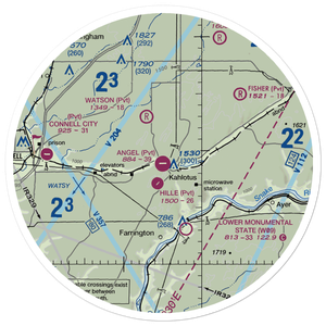 Angel Park Airport (3WA3) VFR Sectional Sticker (30 mile)