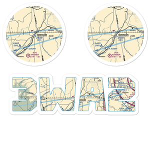 Hanes Airport (3WA2) VFR Sectional Sticker Pack