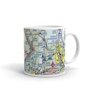 Garner Airport (3VA8) VFR Sectional  Mug