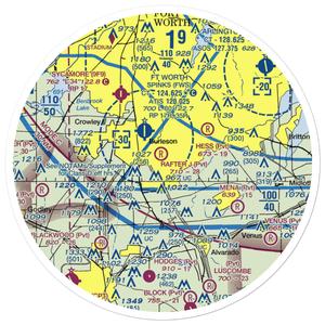 Rafter J Airport (3TX9) VFR Sectional Sticker (30 mile)