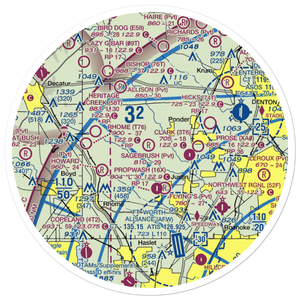 Flying P Airport (3TX7) VFR Sectional Sticker (30 mile)