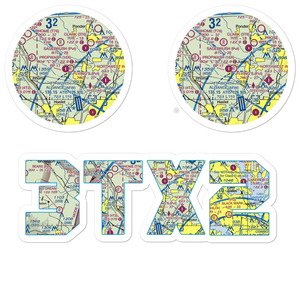 Flying S Farm Airport (3TX2) VFR Sectional Sticker Pack