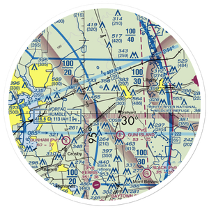 Pavlat Airport (3TS7) VFR Sectional Sticker (30 mile)