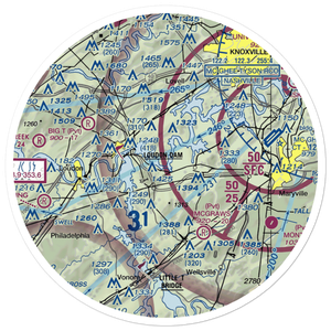 Massingale Airport (3TN8) VFR Sectional Sticker (30 mile)