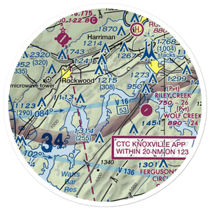 Merian Seaplane Base (3TN2) VFR Sectional Sticker (20 mile)