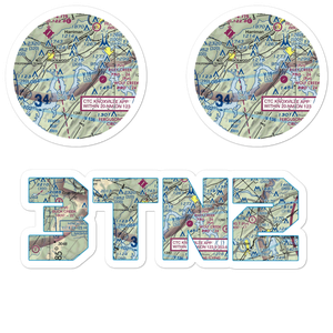 Merian Seaplane Base (3TN2) VFR Sectional Sticker Pack