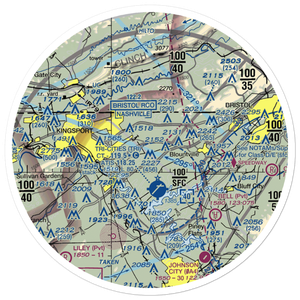 Indian Springs Airport (3TN0) VFR Sectional Sticker (30 mile)